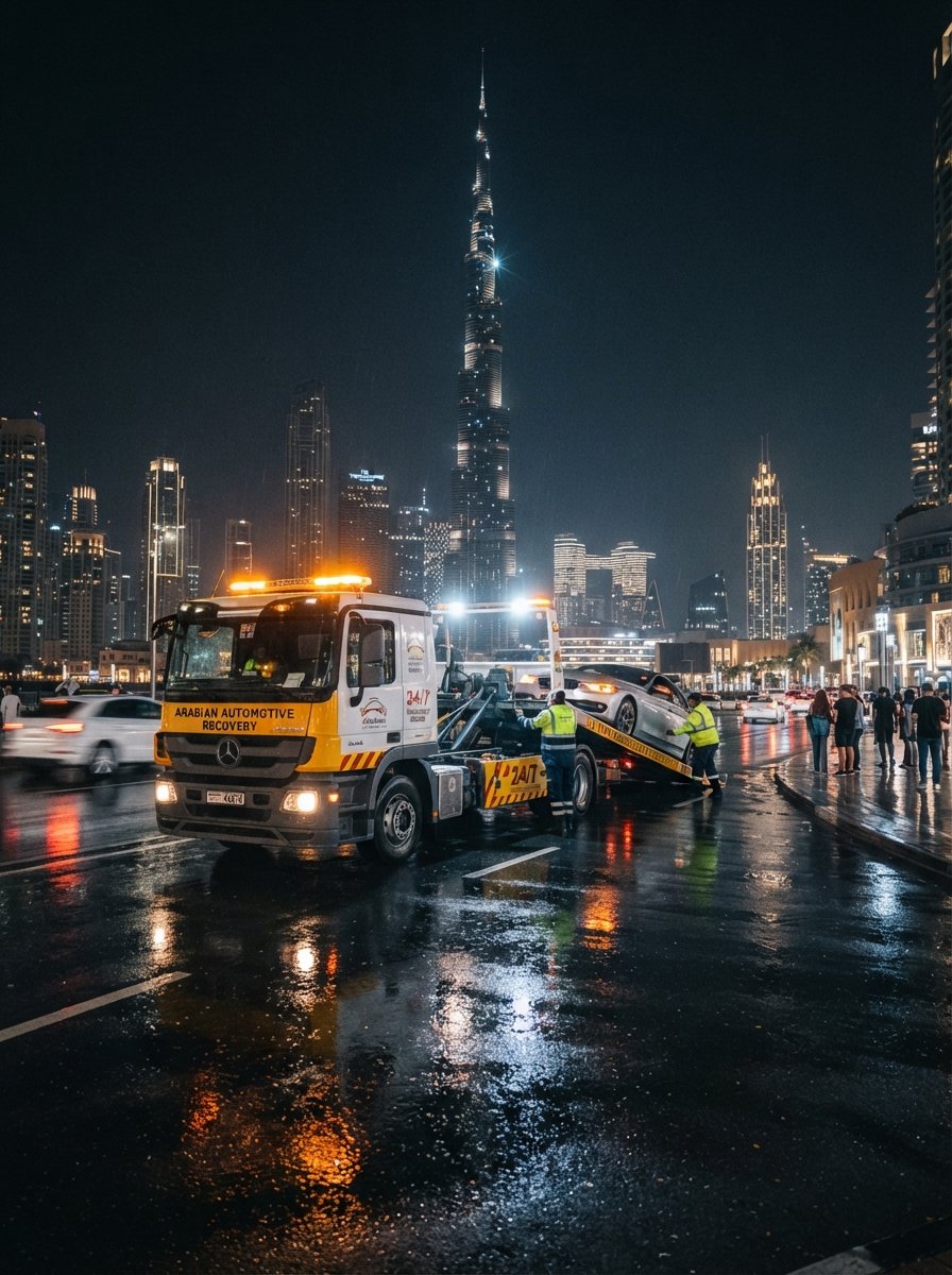 Roadside Recovery At Night